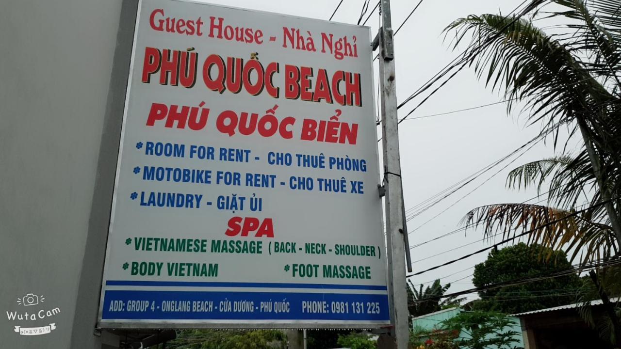 Phu Quoc Beach Guesthouse Bagian luar foto